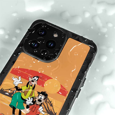 Disney Goof Family Trip iPhone 15 Pro Waterproof Case